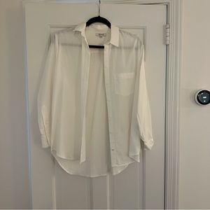 Madewell White Long Sleeve Buttondown